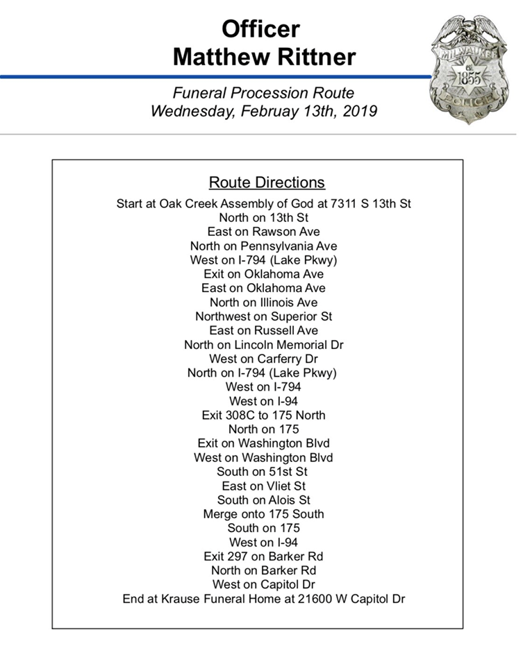 Procession instructions
